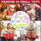 Dowmoo Christmas Pinch Joy Advent Calendar Blind Box, 24 Boxes Christmas Surprise Blind Box Rubber Animal Toys - EX-STOCK CANADA
