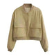 Fall Single Breasted  Cashmere Cropped Jacket for women - EX-STOCK CANADA