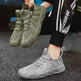 Breathable Mesh Sports Shoes Casual Lace-up Sneakers Men Non-slip Shoes - EX-STOCK CANADA