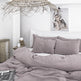 Pure Linen Bed Sheet Duvet Cover Washed Fabric EX-STOCK Canada 