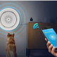White Wireless Smart Alarm Siren with Sound & Light – USB