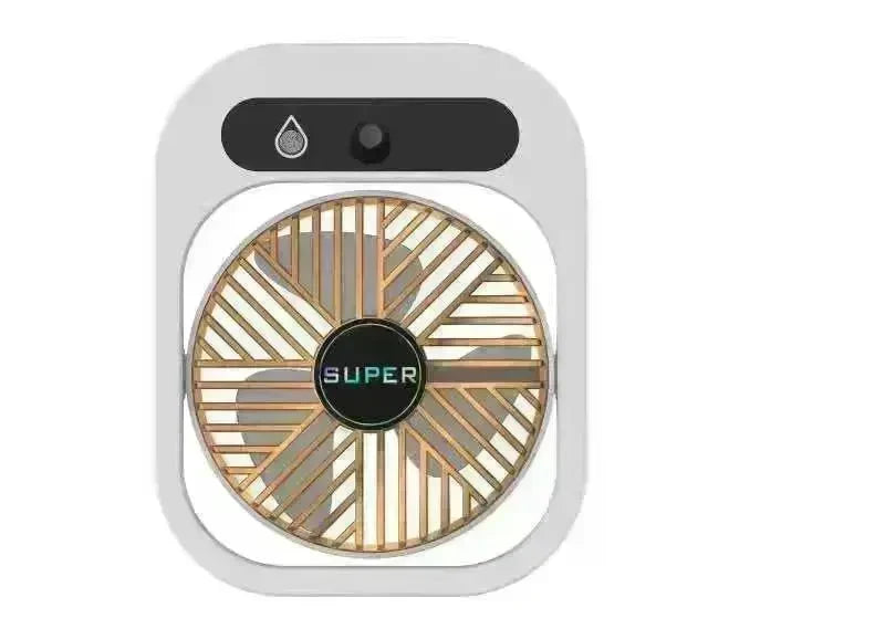 Air Conditioning Fan Desk Misting Fan Air Cooler Cooling USB Rechargeable Humidifier Portable Spray Fan With 3 Wind Speeds For Home - EX-STOCK CANADA