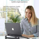 Alum. Portable Laptop Stand: Ventilated, Ergo Holder - EX-STOCK CANADA