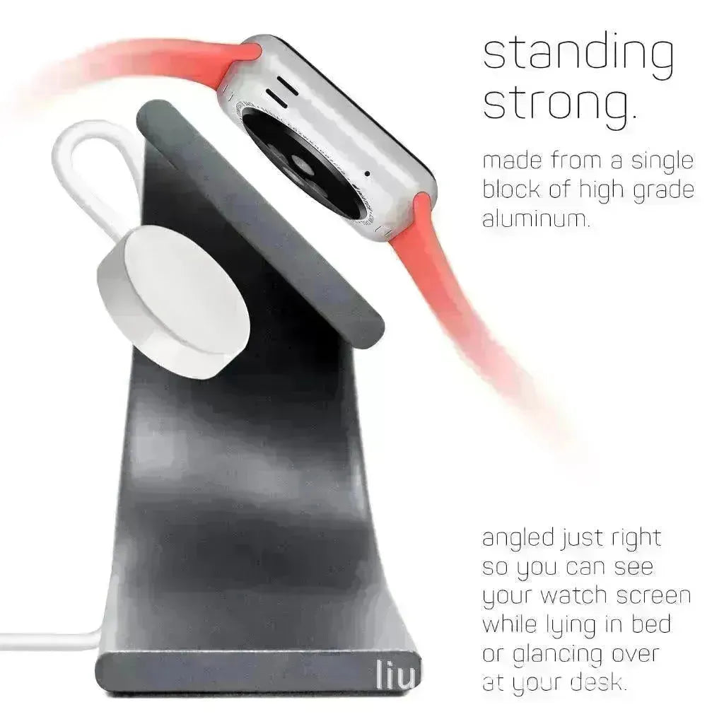 Aluminum alloy U-shaped smart watch charging stand - EX-STOCK CANADA