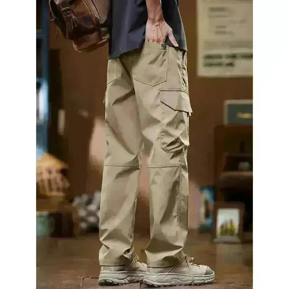 American Fashion Brand Workwear Men's Spring And Autumn Loose Straight Wide-leg Pants - EX-STOCK CANADA