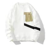 American Retro Crew Neck Long-sleeved T-shirt Casual Sportswear - EX-STOCK CANADA