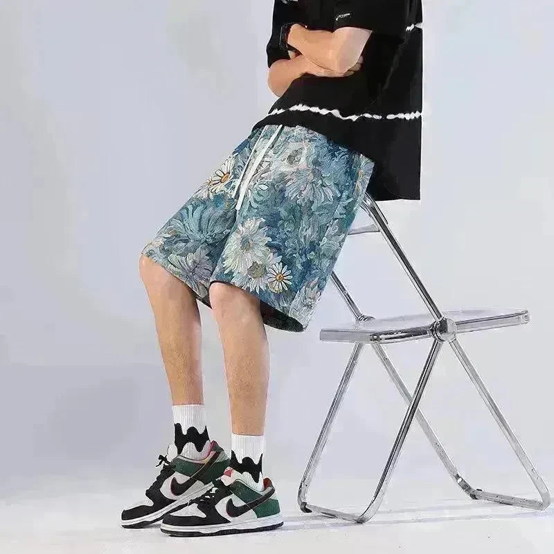 American Retro Shorts Men's Summer Japanese Ins Beach Pants - EX-STOCK CANADA