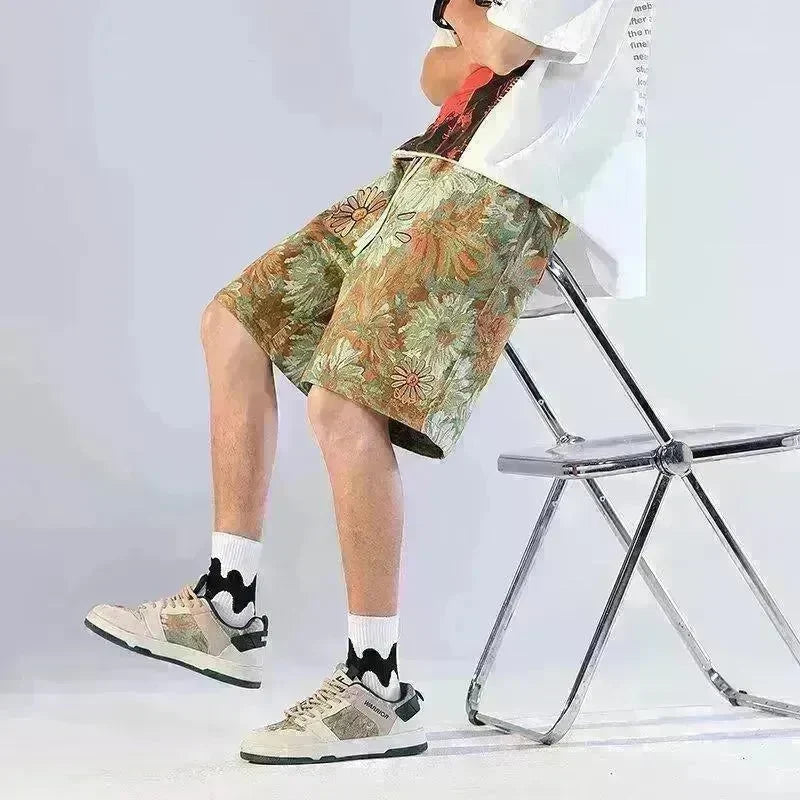 American Retro Shorts Men's Summer Japanese Ins Beach Pants - EX-STOCK CANADA