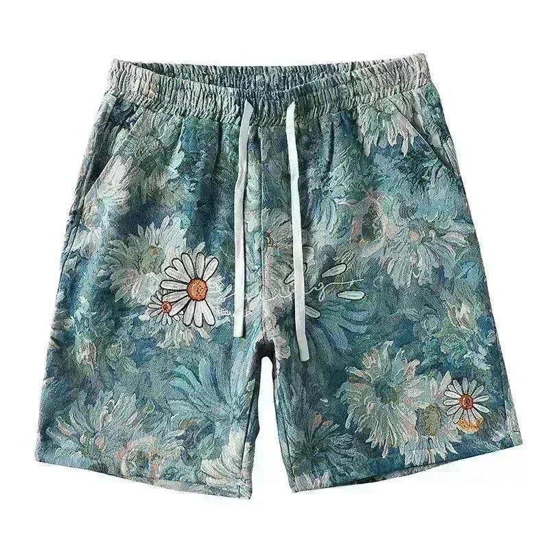 American Retro Shorts Men's Summer Japanese Ins Beach Pants - EX-STOCK CANADA