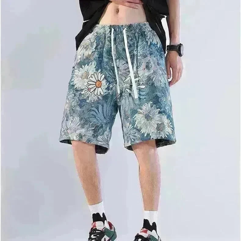 American Retro Shorts Men's Summer Japanese Ins Beach Pants - EX-STOCK CANADA
