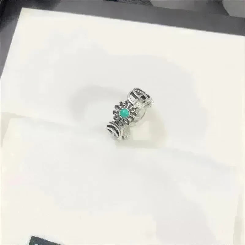 Ancient Daisy Silver Ring - EX-STOCK CANADA