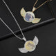 Angel Wings Medallions Custom Photo Pendant Necklace For Men Hip Hop Jewelry Iced Out Pendant Custom Engraved Name Memory Gift - EX-STOCK CANADA