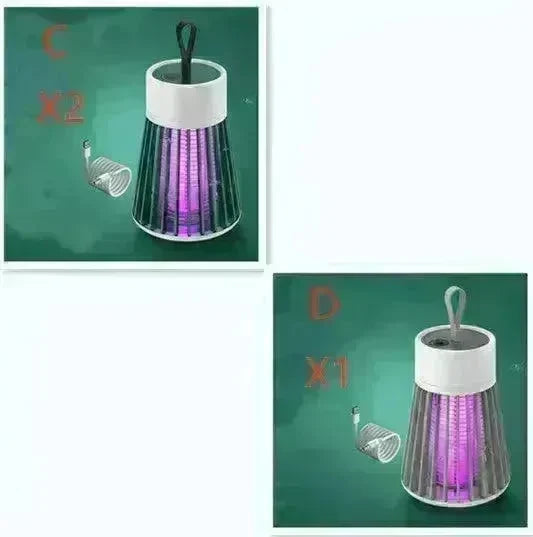 Anti Mosquitoes Portable Electric Mosquito Killer Lamp USB Insect Killer LED Mosquito Trap Bug Zapper Repellent - EX-STOCK CANADA