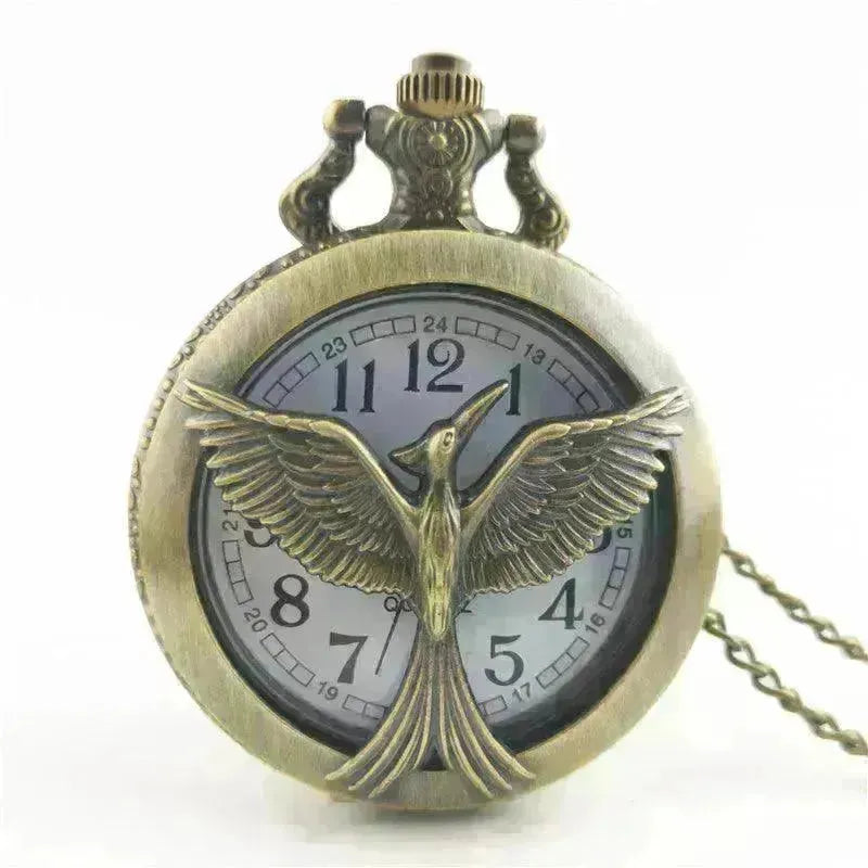 Antique Large Bird Arrow Vintage Pocket Watch - EX-STOCK CANADA