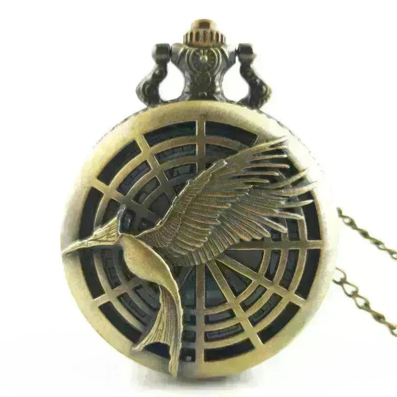 Antique Large Bird Arrow Vintage Pocket Watch - EX-STOCK CANADA