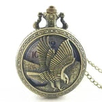 Antique Large Bird Arrow Vintage Pocket Watch - EX-STOCK CANADA