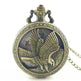 Antique Large Bird Arrow Vintage Pocket Watch - EX-STOCK CANADA