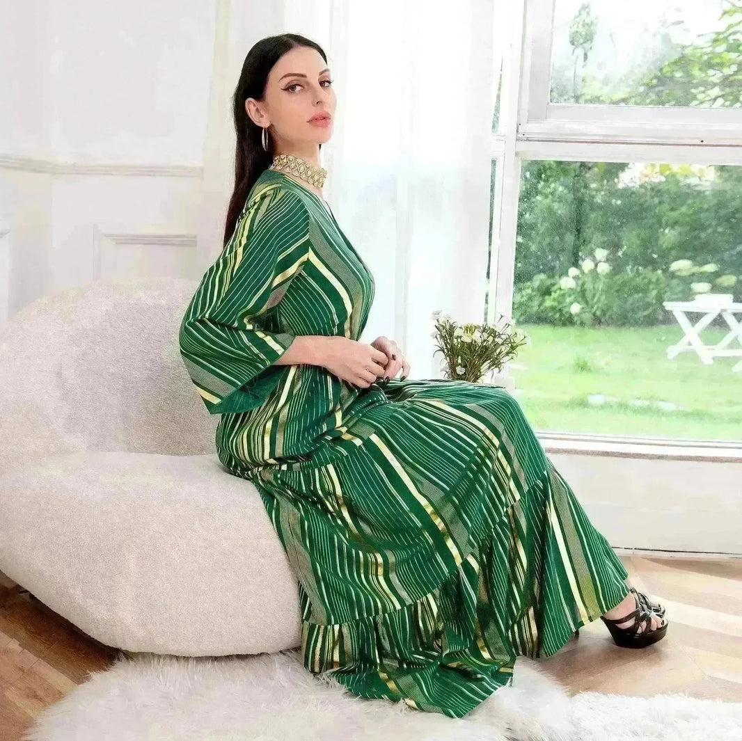 Arab Bronzing Craft Dress Women Party Dress - EX-STOCK CANADA