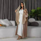 Arab Cardigan Coat Chiffon Patchwork - EX-STOCK CANADA
