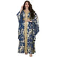 Arab Chiffon Bronzing Robe Containing Belt Dress - EX-STOCK CANADA