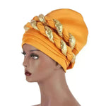 Arab Double Sequined Turban Hat - EX-STOCK CANADA