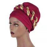 Arab Double Sequined Turban Hat - EX-STOCK CANADA