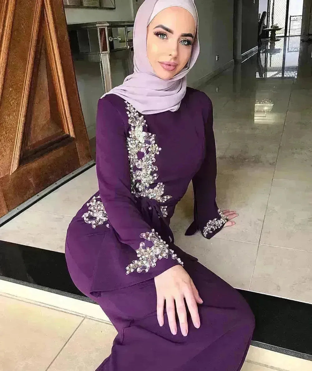 Arab embroidered dress - EX-STOCK CANADA