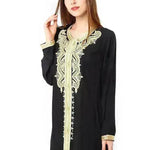 Arab Embroidered Lace Dress Dress - EX-STOCK CANADA