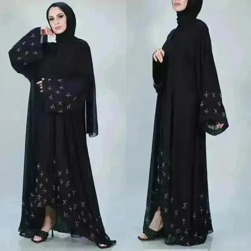 Arab Middle Eastern Loose Cardigan Robe - EX-STOCK CANADA