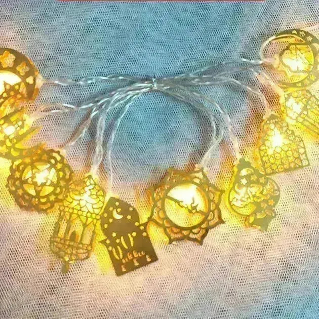 Arab Ramadan Decorated Strings Of Lights For The Middle East Eid Festival - EX-STOCK CANADA