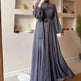 Arab Solid Color Women's Clothing Dress - EX-STOCK CANADA