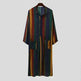 Arab Striped Printed Arab Men's Robe - EX-STOCK CANADA