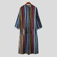 Arab Striped Printed Arab Men's Robe - EX-STOCK CANADA