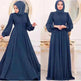 Arab Women's Clothing Long Sleeve Chiffon Dress - EX-STOCK CANADA