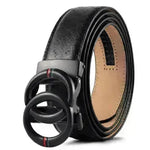Automatic Alloy Buckle Cowhide Men's Belt - EX-STOCK CANADA