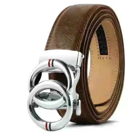 Automatic Alloy Buckle Cowhide Men's Belt - EX-STOCK CANADA
