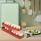 Automatic Scrolling Egg Rack Holder Storage Box Egg Basket Container Organizer Rolldown Refrigerator Egg Dispenser For Kitchen Gadgets - EX-STOCK CANADA