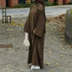 Autumn And Winter Casual Cardigan Abaya Dress for Arab Dubai Turkey Middle East Women - EX-STOCK CANADA