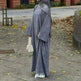 Autumn And Winter Casual Cardigan Abaya Dress for Arab Dubai Turkey Middle East Women - EX-STOCK CANADA
