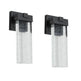 Outdoor Waterproof Transparent LED Crystal Wall Light Supports Many Types Of Bulb-2 Packs - EX-STOCK CANADA
