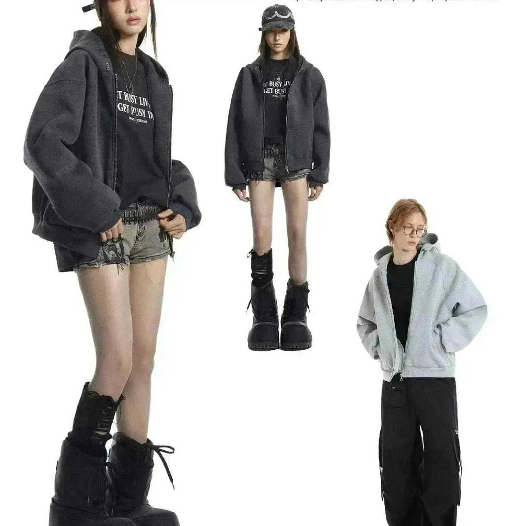 High School Teens Zip up Hoodie Sweater For Men And Women