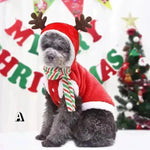 Ropa de mascota de Navidad ropa Cat de algodón de gato