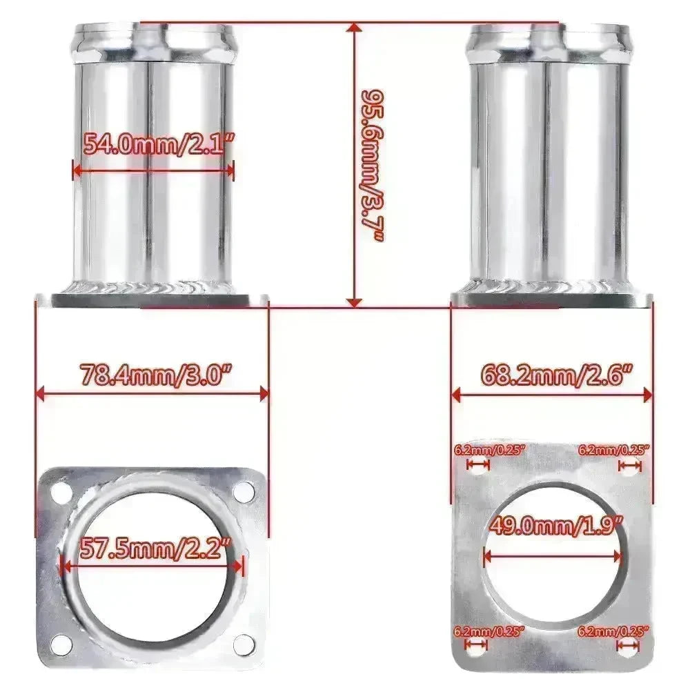 Automobile Modification Exhaust Gas Circulation Removal Pipe - EX-STOCK CANADA