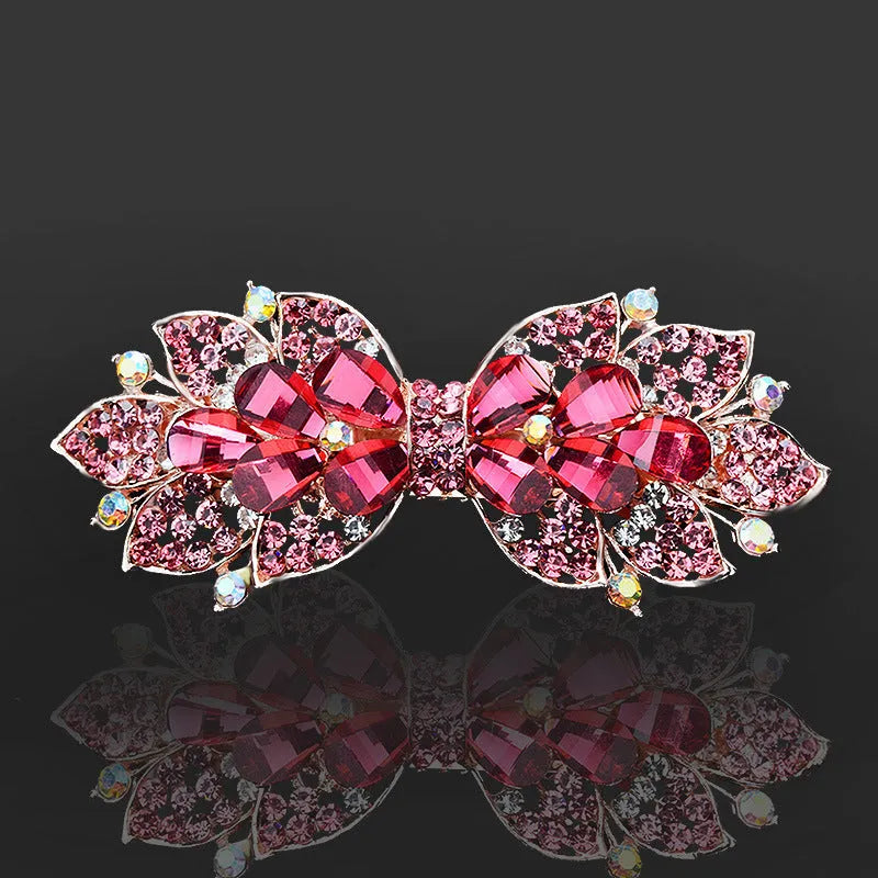 Rhinestone bow hair clip Accessories - EX-STOCK CANADA
