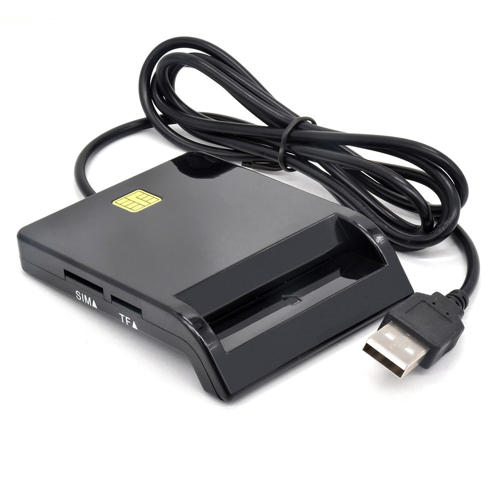 Smart All-in-One IC Card Tax Filing Reader – Black