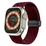 Replaceable Silicone Mesh Magnetic Buckle watch strap for Apple iwatch - EX-STOCK CANADA