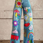 Women's Flared Thin Casual Pants 