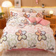 Coral Fleece Duvet Cover Sheet Flannel Pillowcase EX-STOCK Canada 