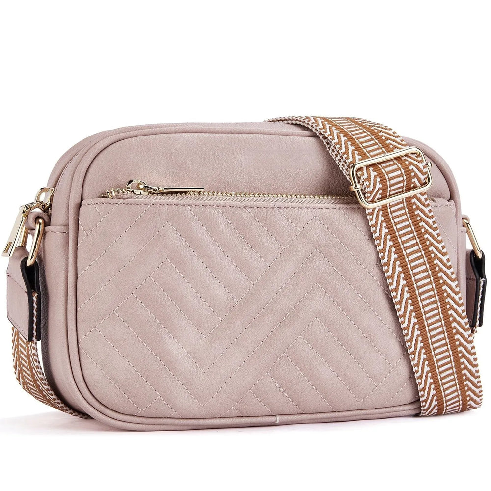 Daily Matching PU Leather Business Commute Zipper Crossbody Bags for women - EX-STOCK CANADA