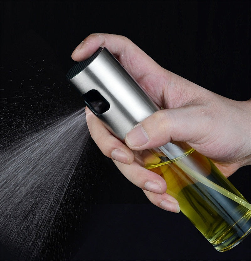 Stainless Steel Grill Kitchen Cooking Oil Spray Bottle With Scale EX-STOCK Canada 